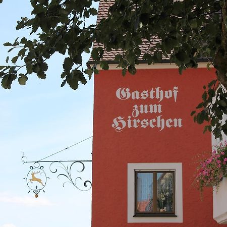 Hotel-Gasthof Zum Hirschen Durrwangen Buitenkant foto