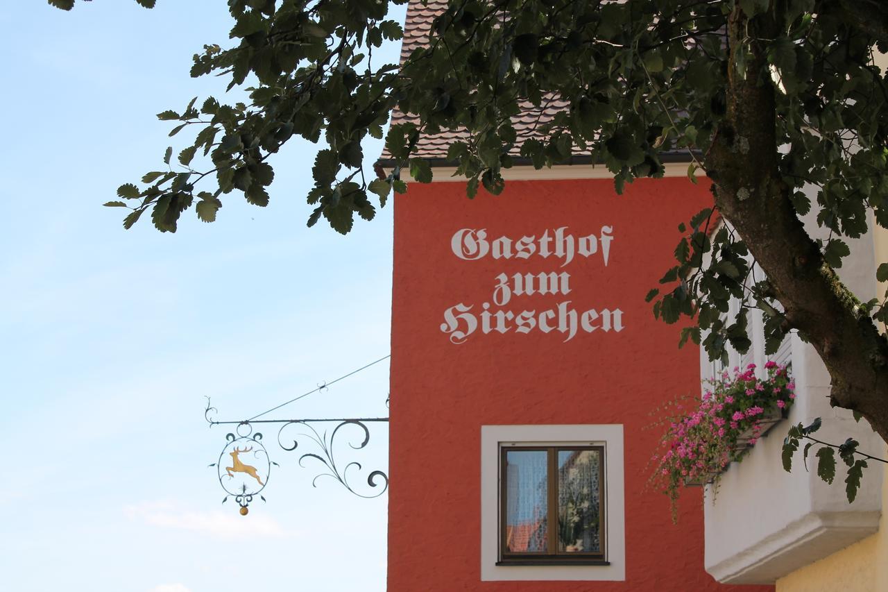Hotel-Gasthof Zum Hirschen Durrwangen Buitenkant foto